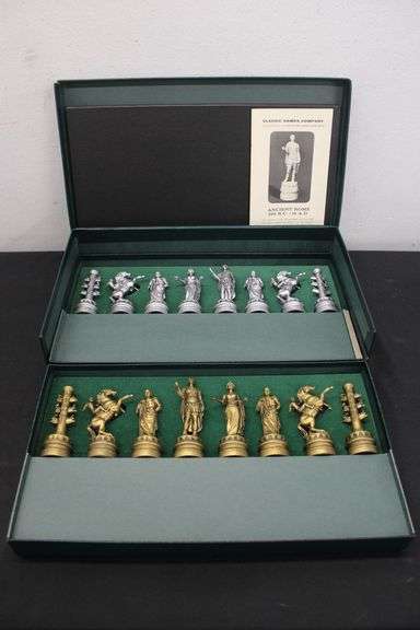 Vintage Roman Themed Chess