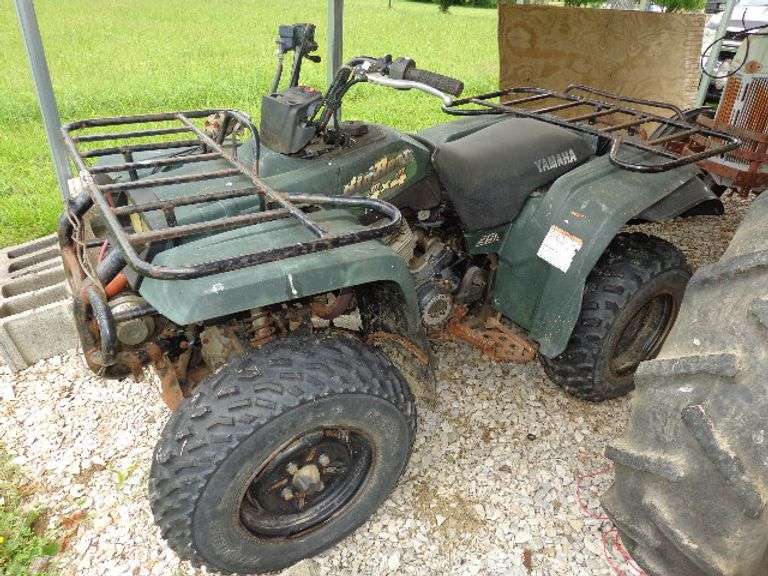 Yamaha Big Bear ATV 4-wheeler. 4x4. Has winch, but working condition of winch is unknown. ATV runs a