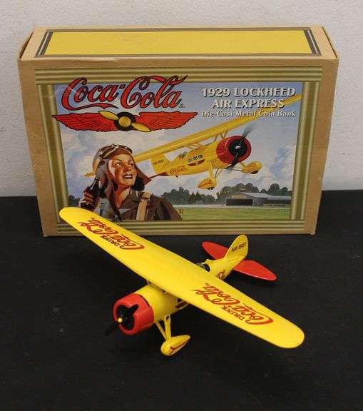 ERTL Coca-Cola Plane Bank