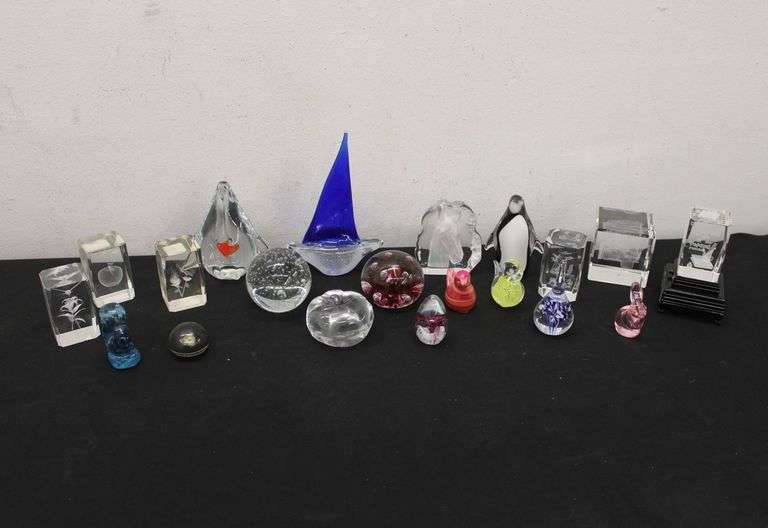 Glass Paperweights