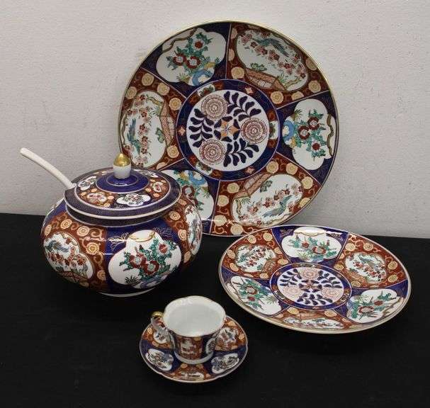 Vintage Ornate Japanese Dishes
