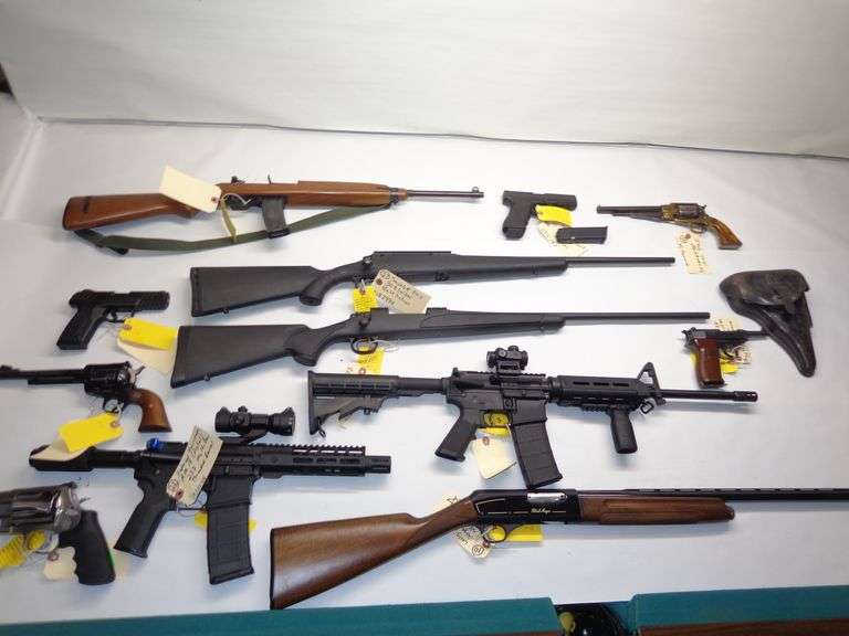 Live Consignment Auction Regular Auction Starts Sunday May 17 at 12:30 PM, Firearms will start at 12:00 PM