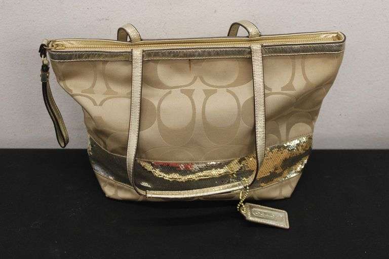 Coach Sequined Tote