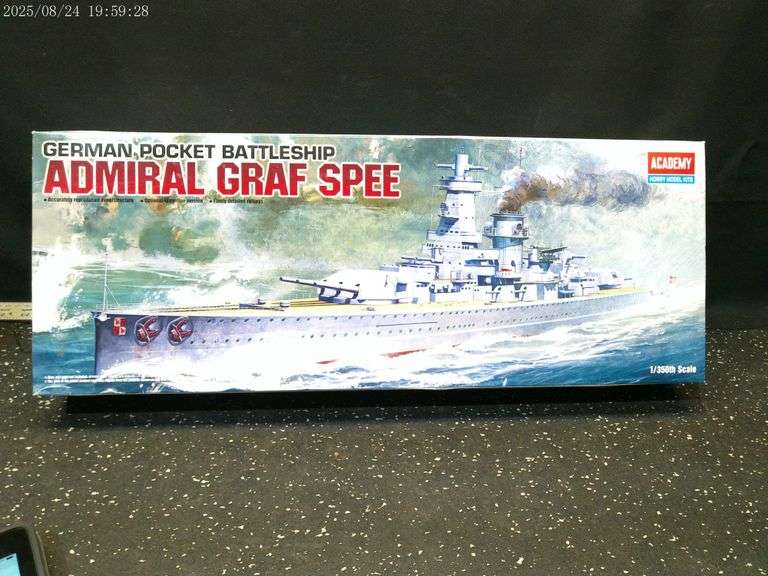 Admiral Graf Spee German pocket battleship model 1:350 scale
