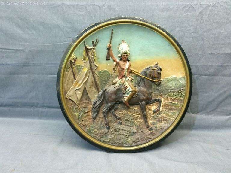 13" German JM #5980 plaque