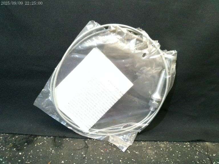 Choke cable assembly for all Model A tanks (except early 1928), in unopened package with instruction
