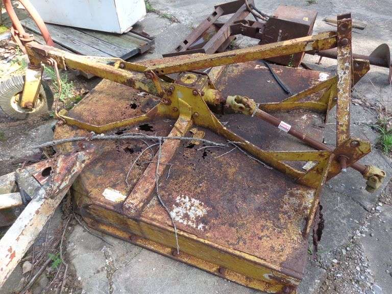 Bush hog in rough condition