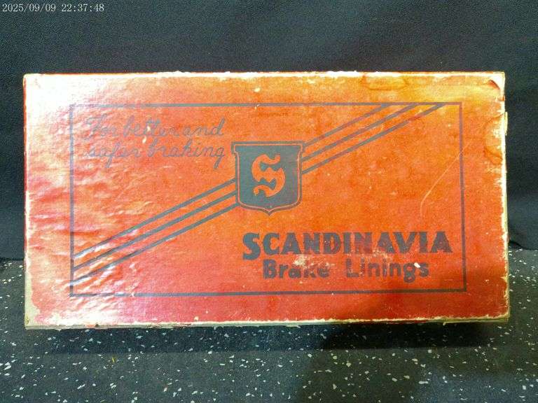 Scandinavia brake linings in original box