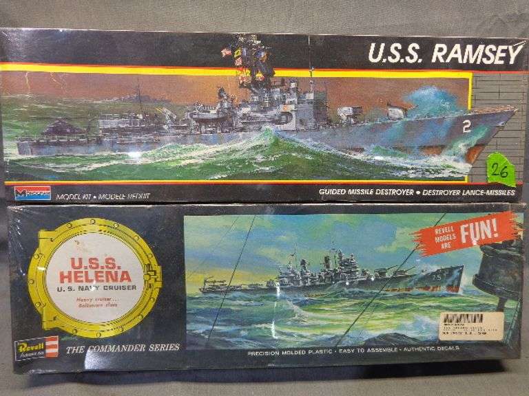 Model Ships, USS Ramsey, USS Helena