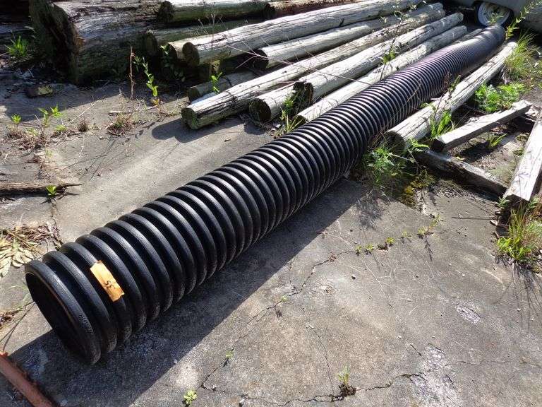 Plastic culver pipe, 20 feet long 1 foot diameter