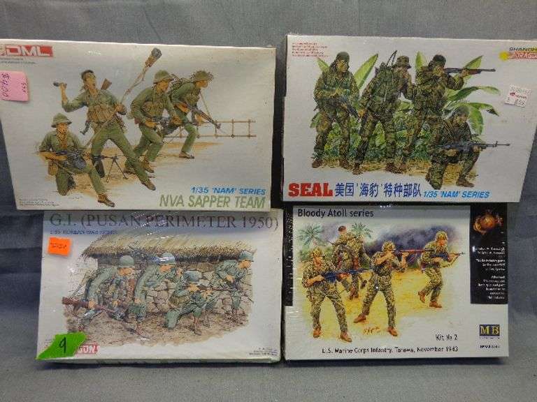 Infantry models, 1/35 scale, Korean War series, Bloody Atoll Series, NAM Series, NAM Series