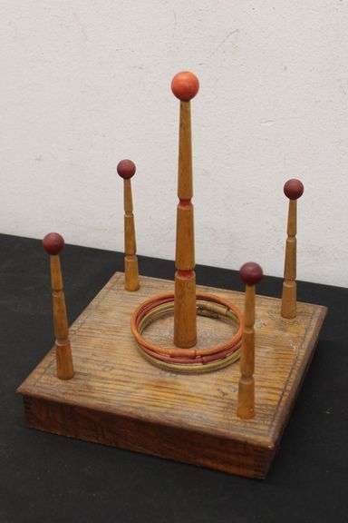Antique Ring Toss Game