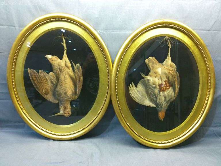2 German lithograph game plaques 16"x20"