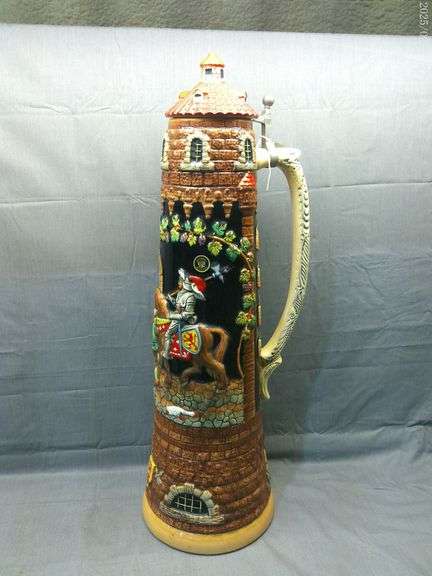 5 liter castle stein 25" tall