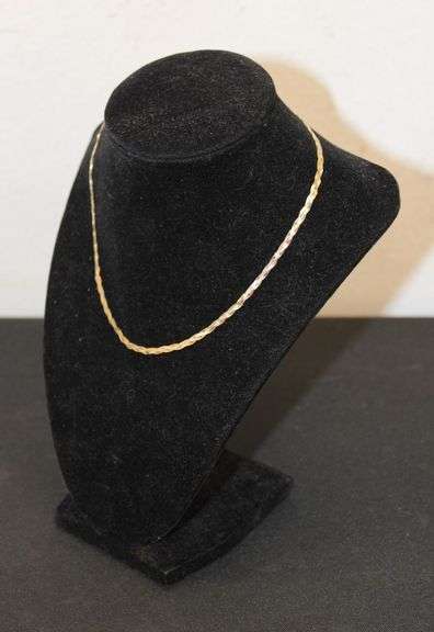 14 KT Tri-Tone Gold Necklace