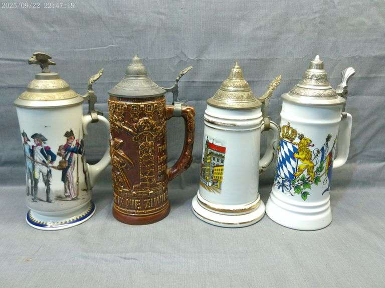 4-half liter contemporary steins