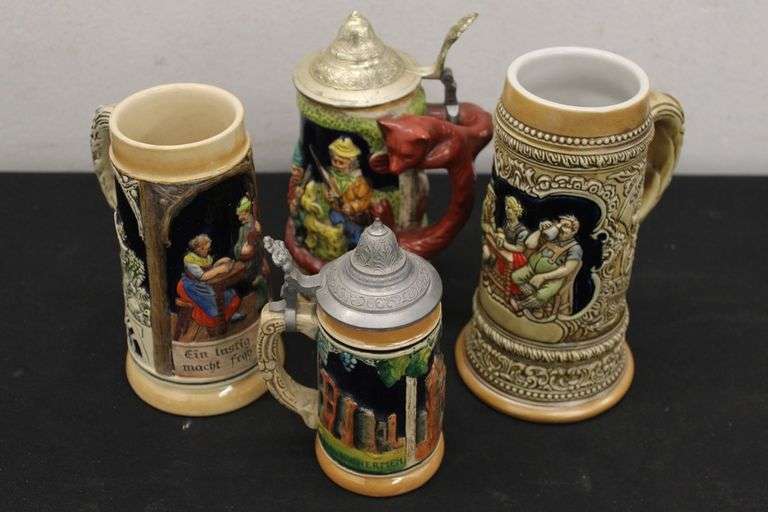 Vintage Beer Steins
