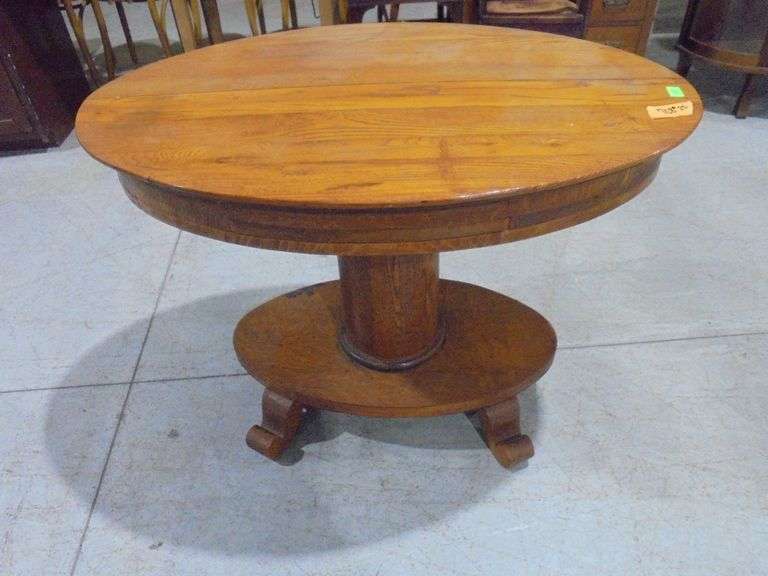 Library table. 38.5" wide x 25.5" deep x 28" tall. See pictures.