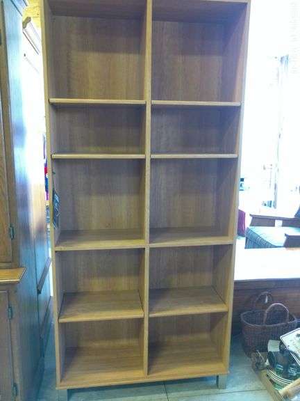 Bookshelf 77"T x 35"W x 12" D, new condition!