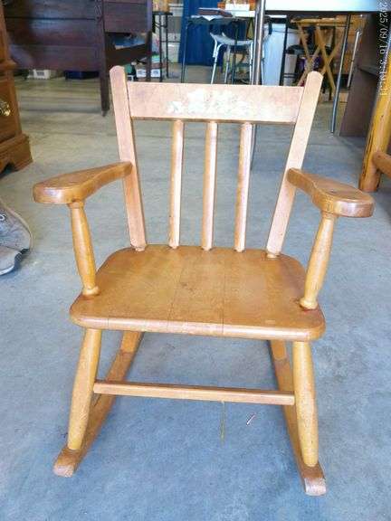Child's rocker vintage detail!