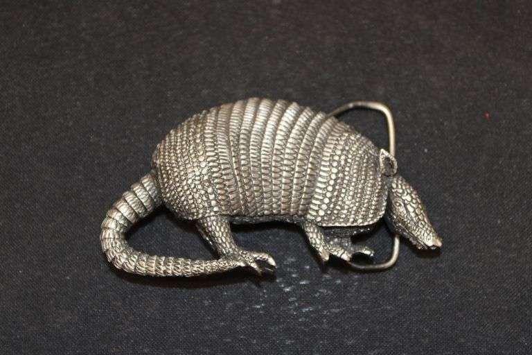 Vintage Armadillo Belt Buckle