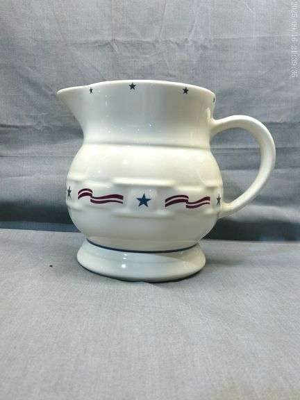 Longaberger pitcher All American Traditions