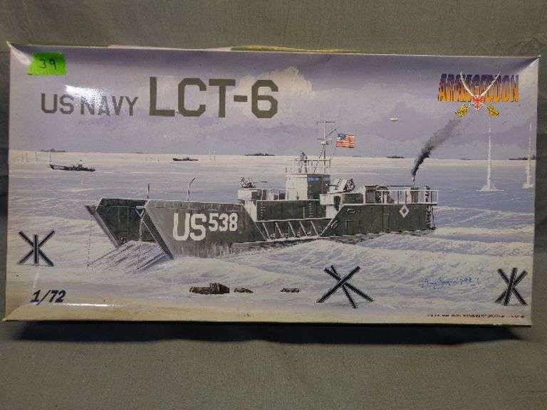 Model ship, US Navy LCT-6 1/72 scale