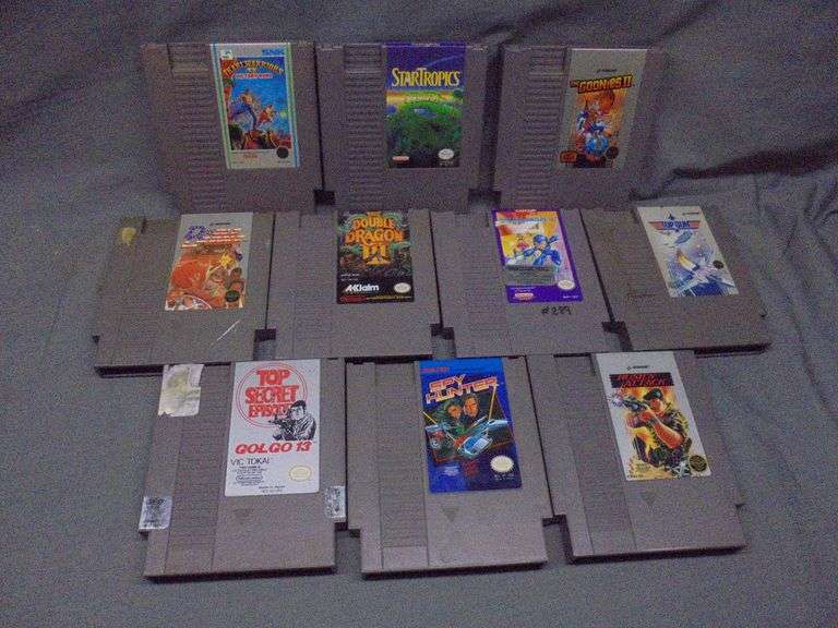 10 Nintendo games, untested
