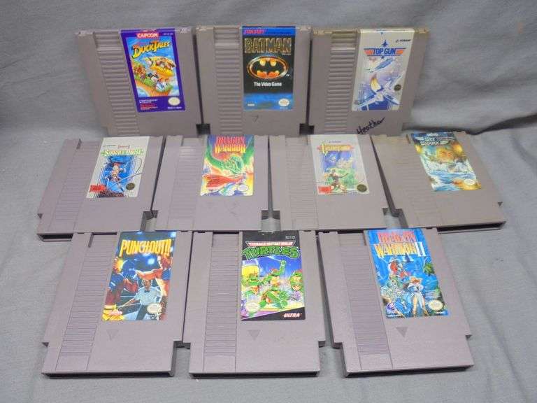 10 Nintendo games, untested
