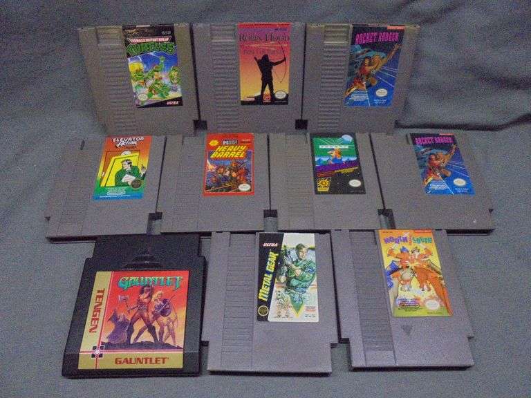 10 Nintendo games, untested