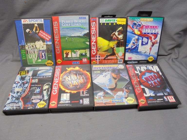 8 Sega Genesis games, untested