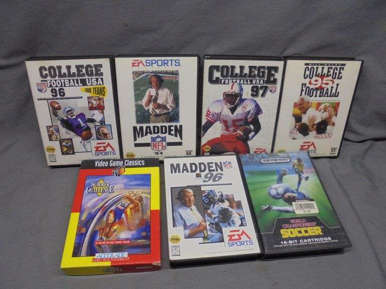 7 Sega Genesis games, untested