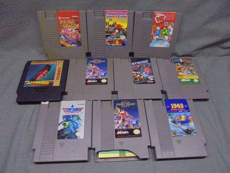 10 Nintendo games, untested