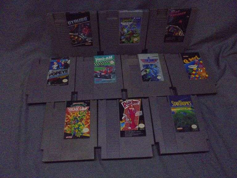 10 Nintendo games, untested