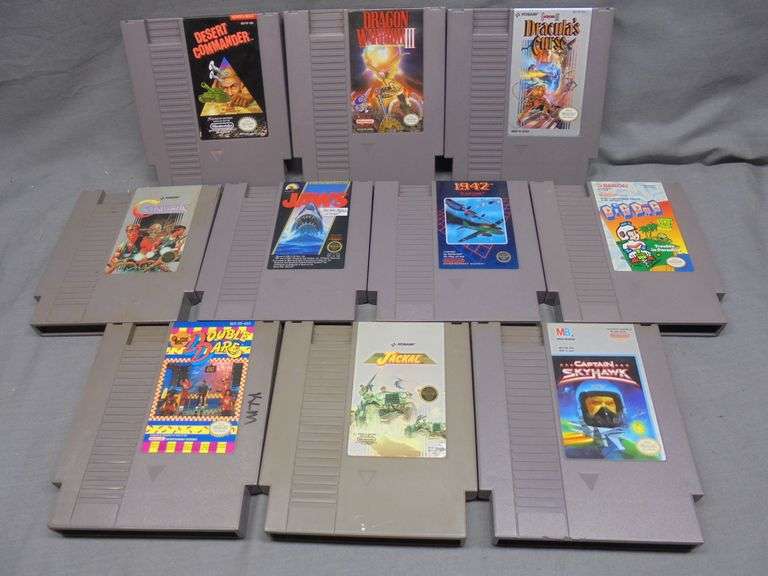 10 Nintendo games, untested