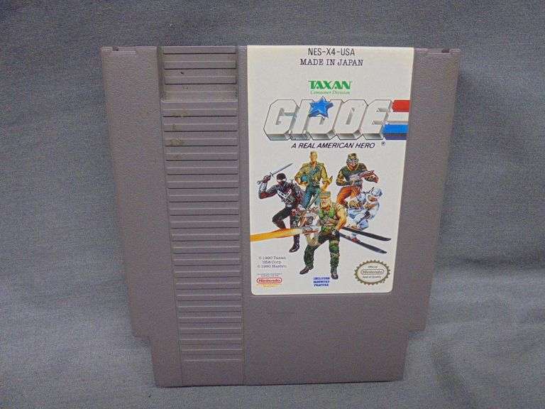 GI Joe Real American Hero Nintendo game, untested