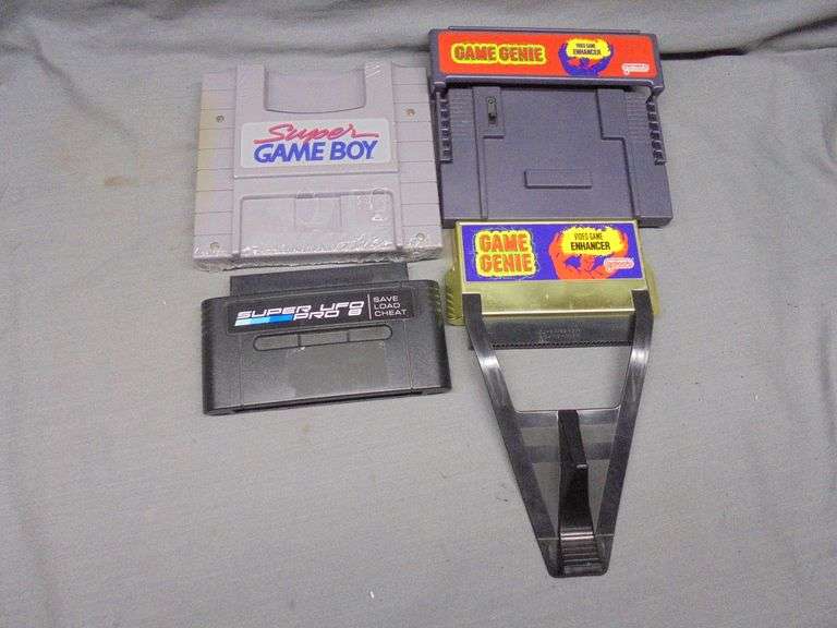 4 Super Nintendo gaming enhancers, untested