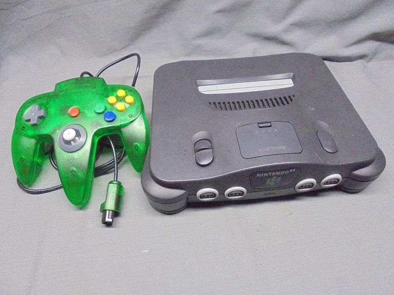 Nintendo 64 with 1 controller, no cords, was able to check for power