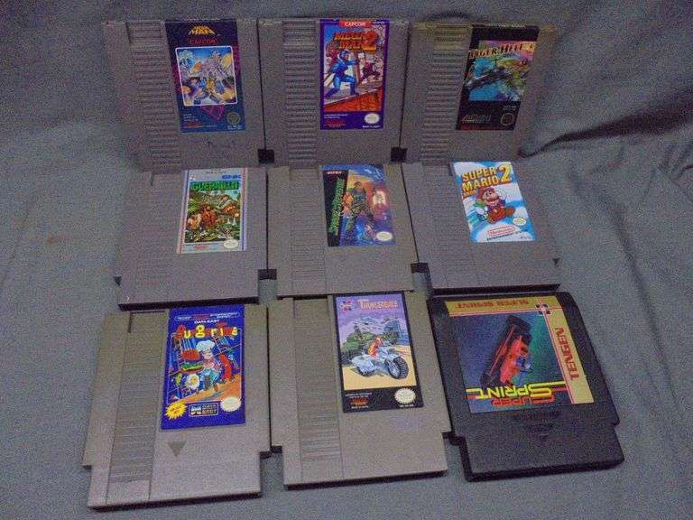 9 Nintendo games, untested