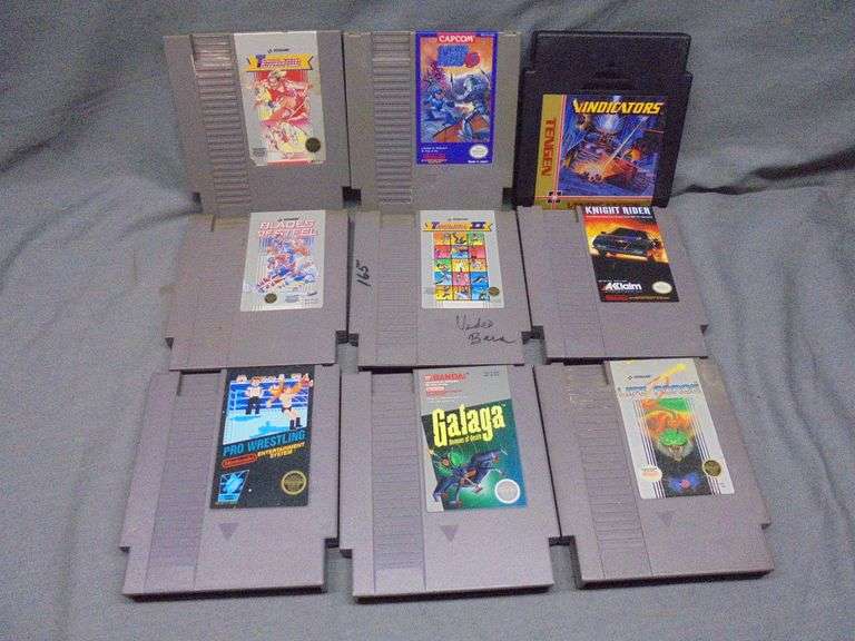 9 Nintendo games, untested