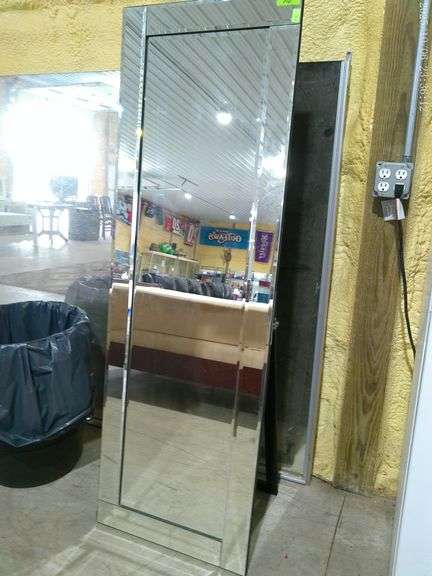 810- Decorative Floor mirror 22" wide and 66" tall