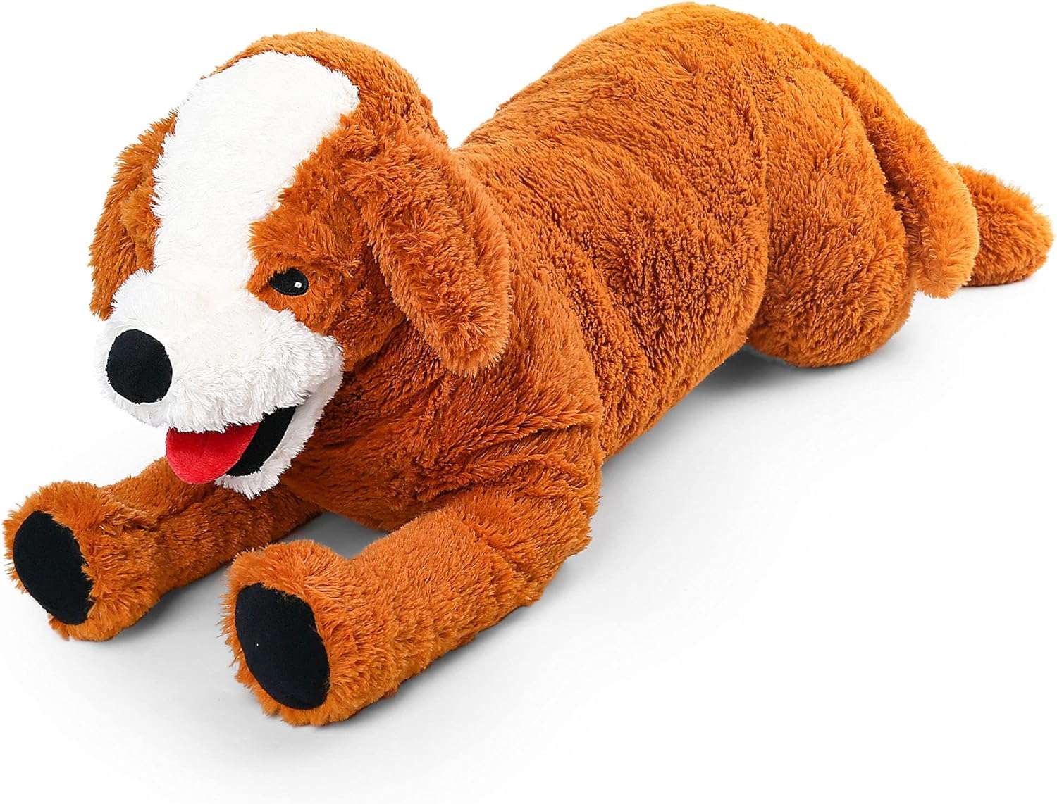 BenBen Dog Stuffed Animal, 21 inch Golden Reteriver Plush Toy, Dark