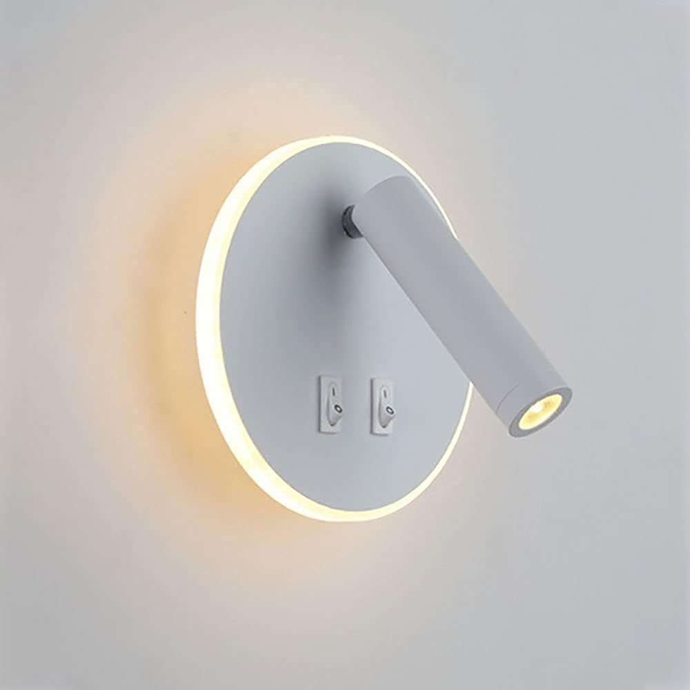 2 Pack of LUOFDCLDDD Wall Lamp，Rotatable Wall Spotlight Hardwired