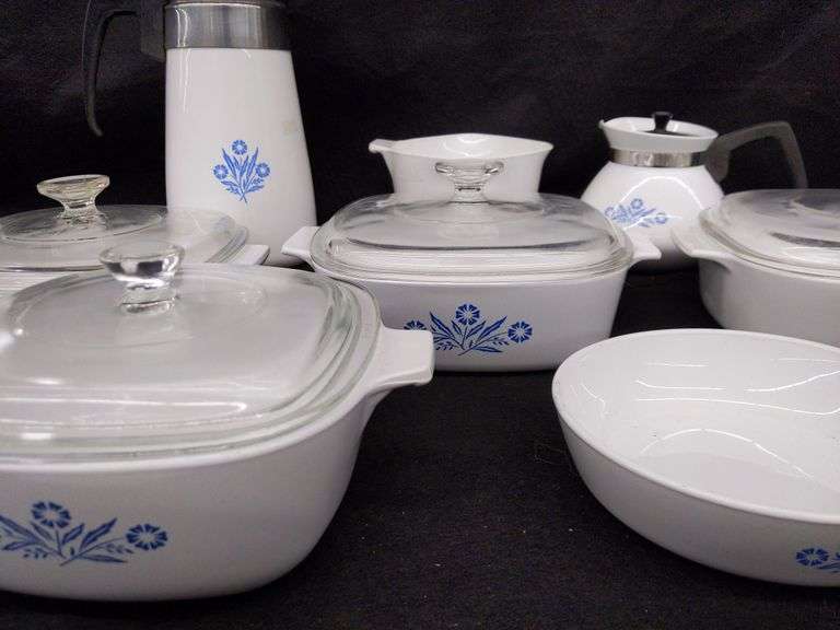 Vintage Corning Ware Cookware Set 14 Piece - Mariner Auctions