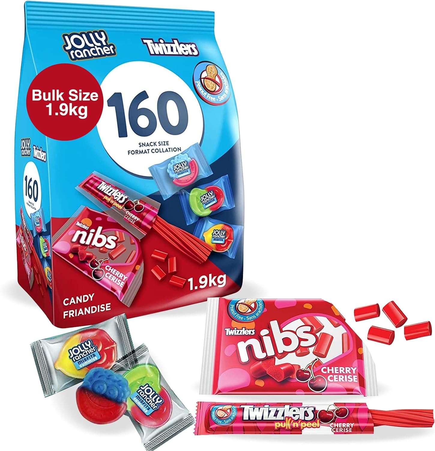 **Best Before 04/2023** Twizzlers & Jolly Rancher Misfit Gummies