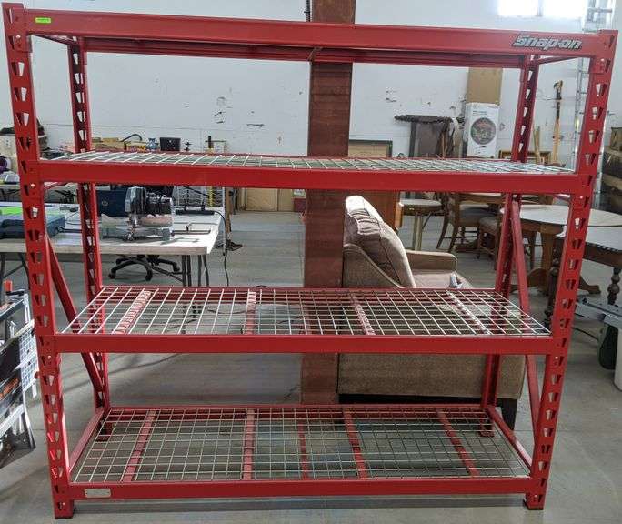 SnapOn Metal Industrial Shelving Unit 6 ft. x 77"W Mariner