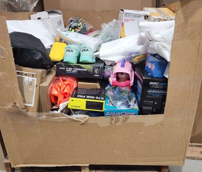 Unmanifested Pallet Of Retail Returns Most Items Are In C And D Grade