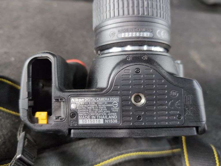 Nikon D5600 Digital Camera With Nikon DX VR AFP Nikkor 1855mm 13.55
