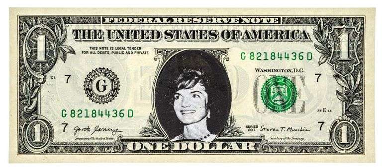 USA Federal Reserve $1.00 "Jacqueline Kennedy" Portrait