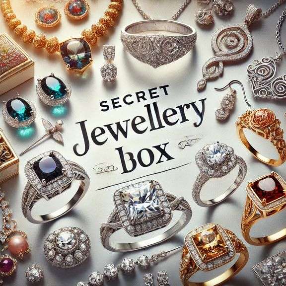 Secret Jewellery Box -Bidder Will receive One Jewellery Item, See Note*